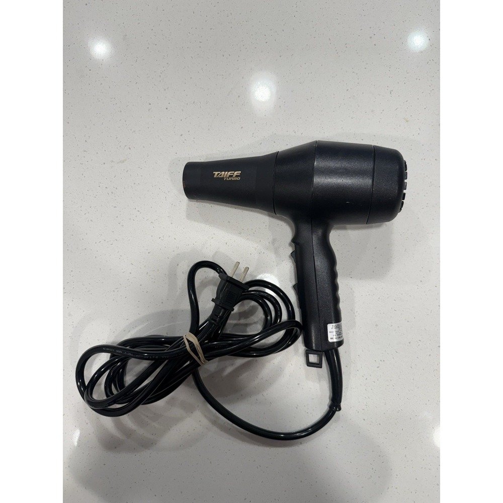 Taiff Turbo 6000 Professional Hair Dryer Black Tested